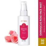 Omeo Damascus Rose Face Mist/Toner-50ml for Glowing Skin, Hydration & Make-up Men & Women
