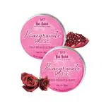 Nat Habit Pomegranate Rose Lip Balm for men & women, Lip mask for Lip Lightening, Dry and Chapped Lips, Natural, Ayurvedic, Fresh Kitchenmade ( Pack of 2)