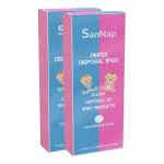 SanNap Baby Diaper Disposable Bags (Pack of 100)