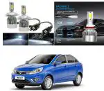 Feelitson White Car C6 H4 Compact Design 36W/3800Lm Led Headlight For Tata Zest (Pack Of 2)