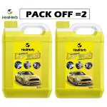 HealHerb 3 IN 1 CAR WASH SHAMPOO, FLOOR CLEANER, DISH WASH LIQUID DETERGENT (10L-Yellow)