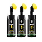 Welkin Skin Care Herbal Skin Lightening Haldi Enriched Yellow Foam Face Wash For Men, With Haldi(Turmeric) & Aloe Vera Extracts For Skin Brightening And Nourishment (Pack of 3)