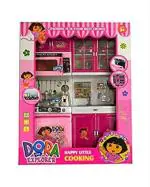 Little More Ss Plastic Multicolor Dora The Explorer Modern Kitchen Play Set
