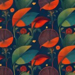 Love Creation A4 Size poster print for creative wall art- rainbow-garden-a-vivid-and-vibrant-nature-core-mural-that-showcases-a-beautiful-and-lively-garden-8270(Non Sticker)