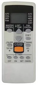 ANM AC Remote Compatible for O General AR-JE6 Split AC ONLY Order ONLY IF The Old Remote is Exactly