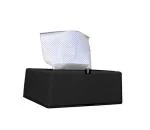 TARGET HYGIENE Table Top Tissue Paper Holder Dispenser Black