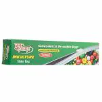 LISHONN Multipurpose Reusable Plastic Slider Zipper Transparent Bag for Freezer and Office Storage Use,Size 9