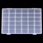 MODERNINNOVATOR White Plastic Jewellery Storage Organizer Vanity Box - 28 x 4.5 cm