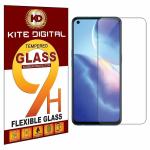 Kite Digital Oppo Reno4 (5G)/Reno4 SE/Reno4 F/Reno5 (5G) Transparent Tempered Glass Screen Protector with Full Screen Coverage (Except Edges) and Installation Kit (Pack of 3)
