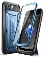 SUPCASE Unicorn Beetle Pro For iPhone 7,8,SE 2nd Generation Blue Full-Body Rugged Holster Back Cover