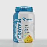 Growtech Nutrition Isolate Hydrolyzed Protein 1Kg| Kesar Pista Flavour| 33 Servings| 26G Protein Per Scoop| 10.2G Eaa| 5.6G Bcaa| Ultra-Filter Isolate & Hydrolyzed Protein| Gluten Free| Zero Sugar| Zero Fat| Zero Carb