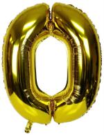 Hippity Hop Rubber Golden Numerical Gold Balloon For Baby Shower