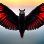 Love Creation A4 Size poster print for creative wall art- red-sky-440f9db8-207b-48d2-9e57-63634adc5444-2( Sticker)