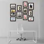 ArtzFolio Wall Photo Frame D409 | Wall Photo Frame Collage for Living Room | Picture Frames Home & Wall Decoration | Dark Brown | Set of 11 Units With Mat | 6x8 - 8 Unit | 8x10 - 3 Unit