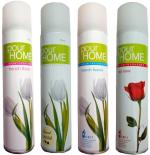 Pour Home Sandal, French Flora, Red Rose Spray, 56.25 Ml Each (Pack Of 4)