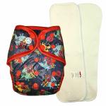 Tushions Elebration Infinit AIO Overnight Diaper with Insert and Booster (3 - 36 Months)
