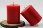 atorakushon Set of 2 Scented Smokeless Pillar Candles 2.5