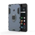 Lejaao Xiaomi Mi Max 2 Armor Kickstand Blue Plastic Mobile Back Cover