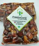 FreshoCartz Arabian Plain Dates With Seeds Comes in a Vacuum Pack of 2, Per Pack 500 g