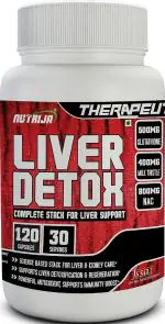 NutriJa Liver Detox - L-Glutathione Reduced with Milk Thistle Extract & N-Acetyl Cysteine(NAC) - (30 Servings(120Capsules))