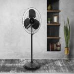 ULTICA 20 Inch Farrata Stand Fan 500 mm Ultra High Speed 3 Blade Pedestal Fan (BLACK, Pack of 1)