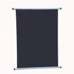 CRAFT WAFT Portable Rolling Blackboard/Chart Holder (24X30 INCH)