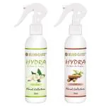 MOCKHE Car Air Freshener, Room Freshener/ Spray - Fragrance Jasmine & Sandal Wood, 400ml Spray , 2 Unit