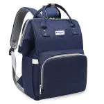 Bumtum Baby Diaper Bag For Mothers | Spacious Waterproof Backpack With Multiple Pockets To Easily Organise Baby Essentials, Various Sized Pockets (Navy Blue)