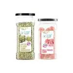 Fuzion Foodz Green Elaichi Saunf And Chilli Tomato Candy (Combo Of 2)
