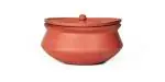 Vaghbhatt Clay Dahi Handi Clay Curd Pot, Mitti Dahi Handi/Biryani Handi with Lid, Clay Handi for Making Curd and Storing 100% Natural Clay