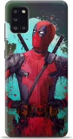 Swagr Red Plastic Shock Proof Back Cover For Samsung Galaxy A31