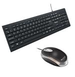 Quantum QHM 7406 Wired Kyboard + QHM 222 Wired Optical Mouse (Black)