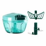 Krifton 450ml Vegetable Chopper, Handy Chopper, Dori Chopper, Vegetable and Fruit Chopper with SS Blade (450ml Multicolor)