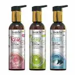 Twatche Gold Rose, Lime, Aqua Body Lotion | Skin Essentials | Daily Moisturizer 200 Ml (Pack of 3)