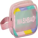 KEETLY Swimming Bag || Waterproof || Cosmetic Bag || Portable || Gym || Wash Bag || Storage Pouch for Travelling || Outdoor Supply || Men,Women || 1pc (S, Pink)