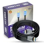 Storite 10M 4K Hdmi To Hdmi Cable|Hdmi V2.0|4K@60Hz Ultra High Speed Data Upto 18Gbps|3D Compatible With All Hdmi Devices Laptop Desktop Tv Set-Top Box Gaming Console|Hd Audio&Video 2160P,Grey