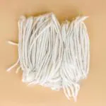 Giri Cotton Wicks - 50 Pieces (Pack of 10) | Vilakku Thiri/ Nool Thiri/ Diya Batti/ White Colour/ Lamp Wicks