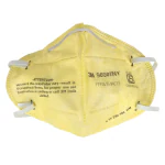 3M 9000INY - Yellow - Disposable Dust / Mist Respirator with ISI Mark (Pack Of 100)