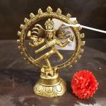 vgocart Brass Small Nataraja Statue- 4 Inch