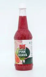 Rk Home Made Natural Syrup Pink Guava Syrup Concentrated Syrups And Squash, 750 Ml