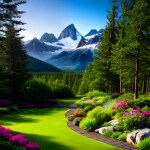 Love Creation A4 Size poster print for creative wall art- majestic-mountains-print-10249(Non Sticker)