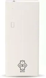 MI-STS M5 LED Indicator 3 USB 20000mAH Fast Charging Power Bank with LED Flash Light White, Lithium-ion, Fast Charging for Mobile)