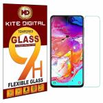 Kite Digital Samsung A20S/A70/A70S Premium Tempered Glass Screen Protector Slim 9H Hard 2.5D with Full Installation Kit (Pack of 2)