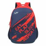 Skybags New Neon | 30L | School Backpack | Polyester | Red