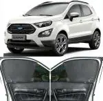 Able Elegant Half Car Magnetic Sun Shade Curtains for Ford ECOSPORT Set of 4 Pcs