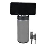 LOPAZ KT-125 Bluetooth Speaker with Mobile Holder|USB|SD Card Slot & FM Support 5 W Bluetooth Speaker (Silver, Stereo Channel)