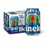 Heineken 0.0 Non Alcoholic Beer, 330ml, Pack of 6 Cans ( 6 X 330ml)