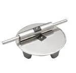 Stri Steel Chakla Belan , Rolling Pin and Board Set ,Stainless Steel Chakla Belan Set Rolling Pin & Board (Silver, Pack of 2)