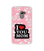 Casotec I Love Mom Design Printed Silicon Soft TPU Back Case Cover for Lenovo K4 Note