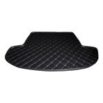 Autofurnish Black Faux Leather Car Trunk Mats For Maruti Suzuki Ciaz